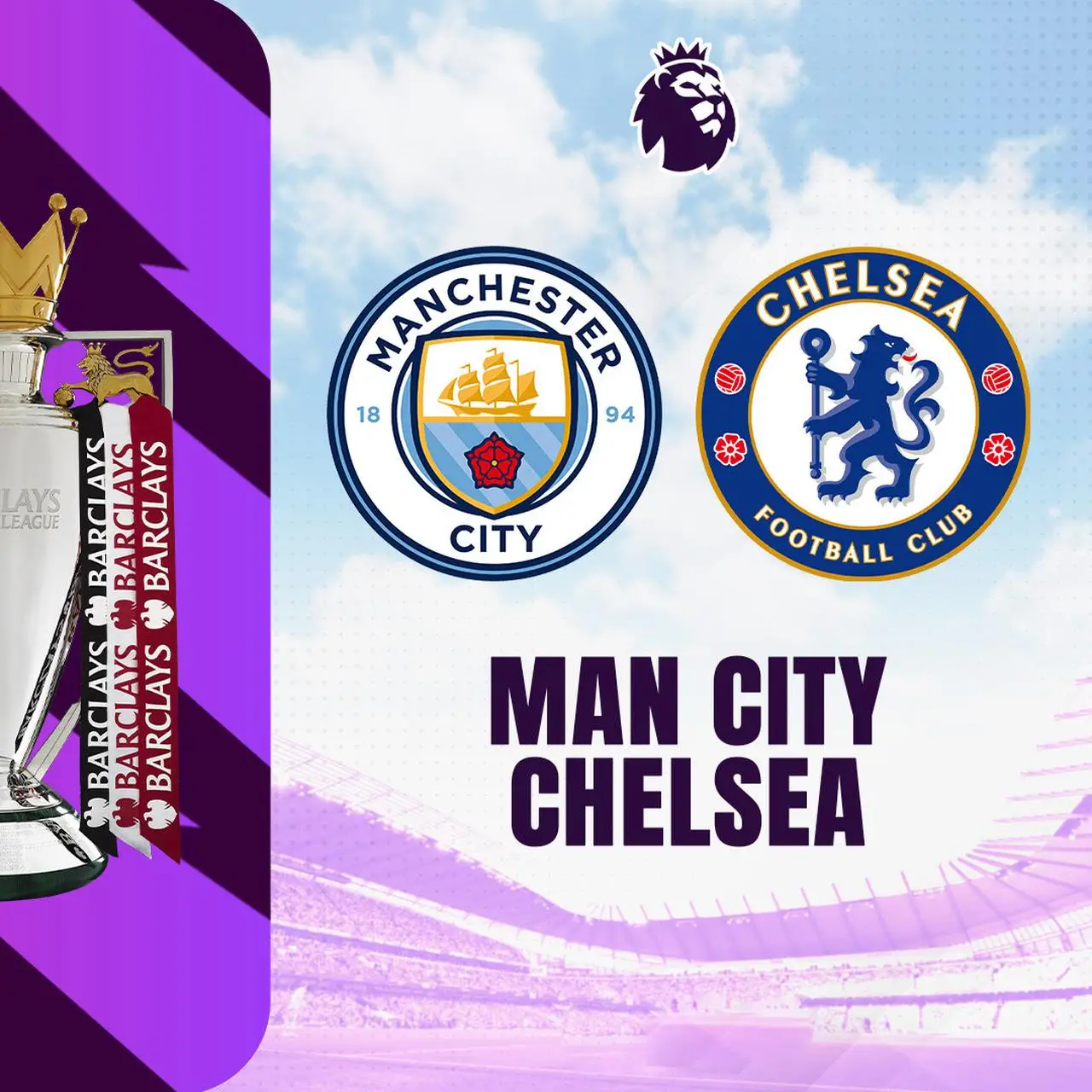 Manchester City vs Chelsea di Stadion Etihad Premier League